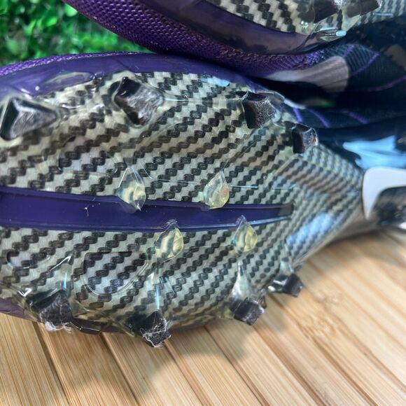 Nike Vapor Untouchable 3 Elite Flyknit \'Ravens\' Black Purple Sz 14 AO3006-004 main image 12